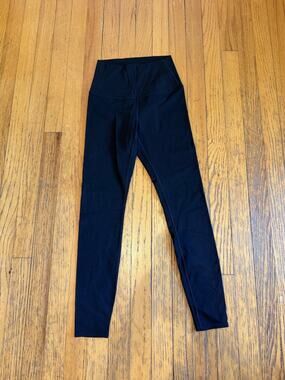 Pure Barre Womens Yoga Ankle Pants Medium Black High Rise